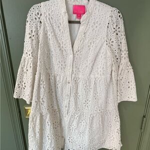 Lilly Pulitzer White Eyelet Dress
